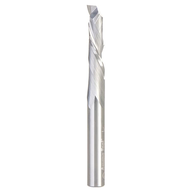1/4" Dia x 1" CNC Solid Carbide Compression Spiral Bit, 1 Flute, 1/4" Shank