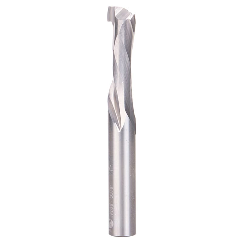 3/8" Dia x 1-1/8" CNC Solid Carbide Compression Spiral Bit, 1 Flute, 3/8" Shank