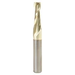 3/16" x 2" Up-Cut Composite/Fiberglass/Phenolic Spiral Router Bit, 2-Flute, 1/4" Shank