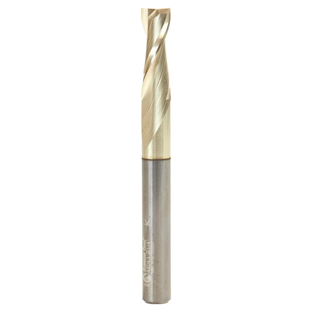 1/4" x 2-1/2" Up-Cut Composite/Fiberglass/Phenolic Spiral Router Bit, 2-Flute, 1/4" Shank