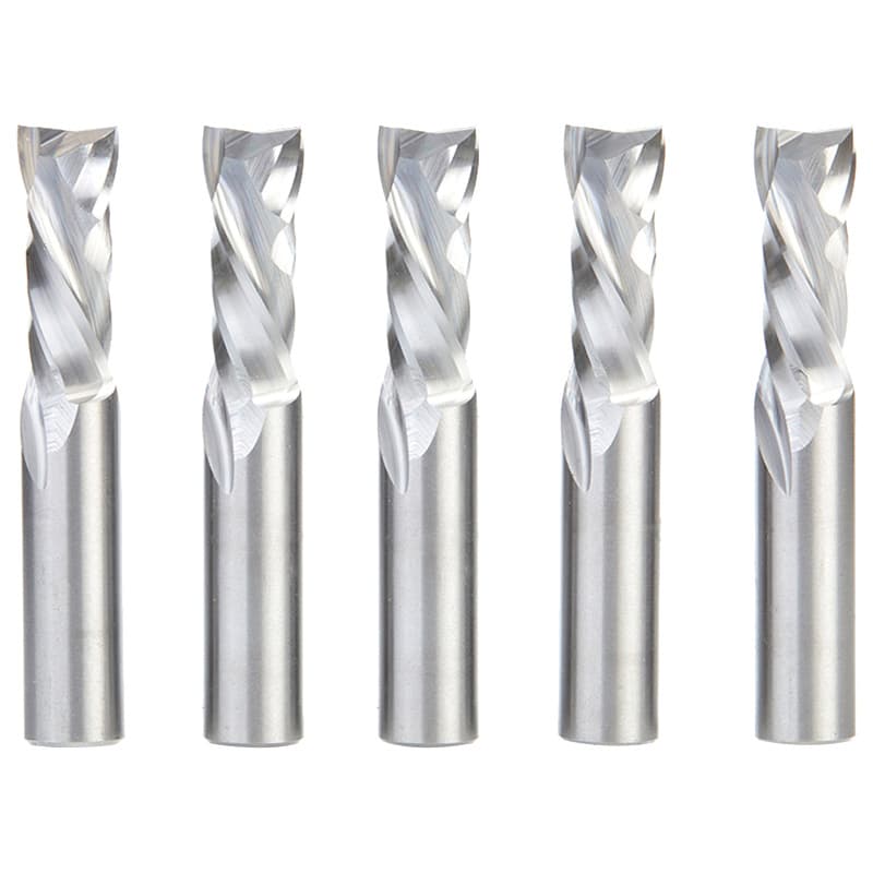 1/2" x 1-1/4" 5-Piece CNC Solid Carbide Compression Spiral Bit, 1/2" Shank