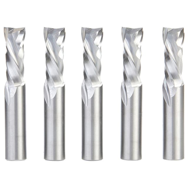 1/2" x 1-1/4" 5-Piece CNC Solid Carbide Compression Spiral Bit, 1/2" Shank