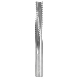 1/2" x 4-1/2" Down-Cut Roughing Spiral Chipbreaker Router Bit, 3-Flute, 1/2" Shank