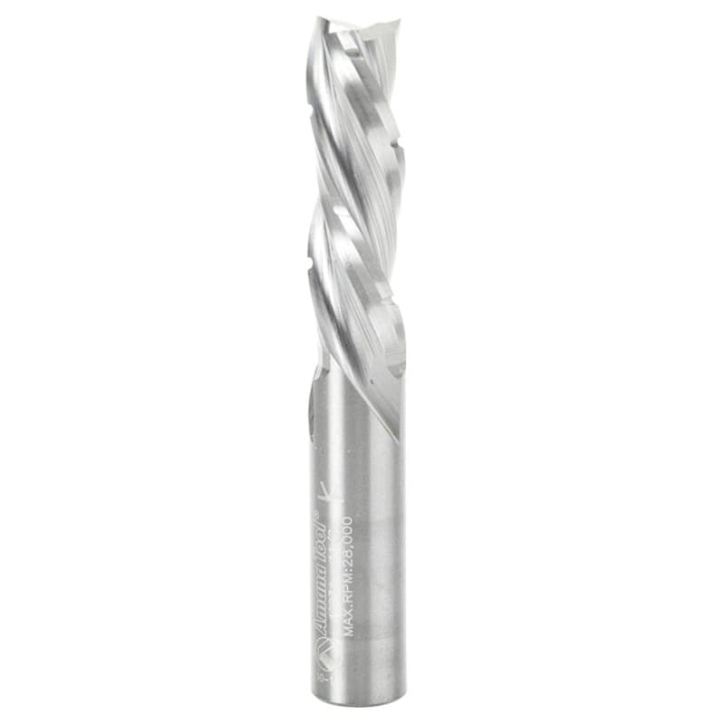 1/2" x 3-1/2" Down-Cut Roughing/Finishing Spiral Router Bit with Chipbreaker, 3-Flute, 1/2" Shank