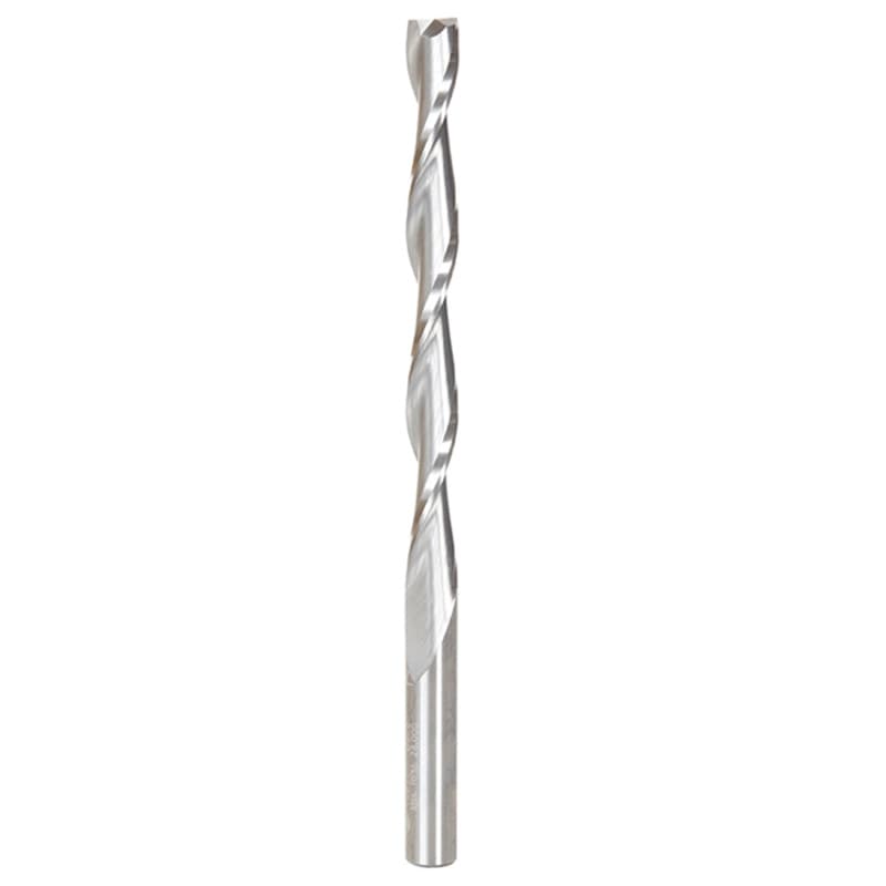 3/8" x 6" CNC Up-Cut Foam Cutting Square End Spiral Router Bit, 2-Flute, 3/8" Shank, 4" Cutting Height