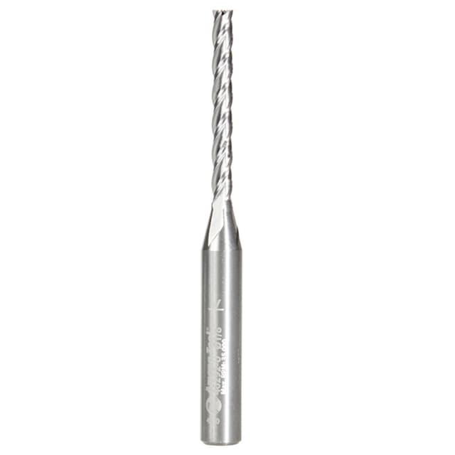 1/8" x 2-1/2" CNC 2D/3D Carving Flat Bottom Router Bit, 4-Flute, 1/4" Shank