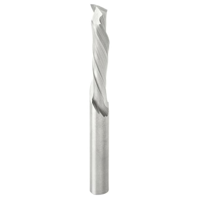 1/4" x 2-1/2" CNC Compression Spiral Router Bit for Solid Wood, 1-Flute, 1/4" Shank