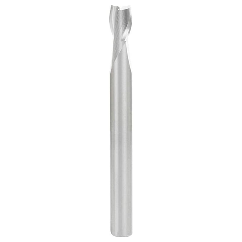 1/4" x 2-1/2" Up-Cut Spiral Plunge Bit, 2-Flute, 1/4" Shank, 3/8" Cutting Height