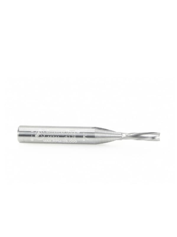 1/8" x 2" Down-Cut Spiral Plunge Bit, 2-Flute, 1/4" Shank