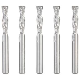 1/4" x 1" 5-Piece CNC Solid Carbide Mortise Compression Spiral Bit, 1/4" Shank
