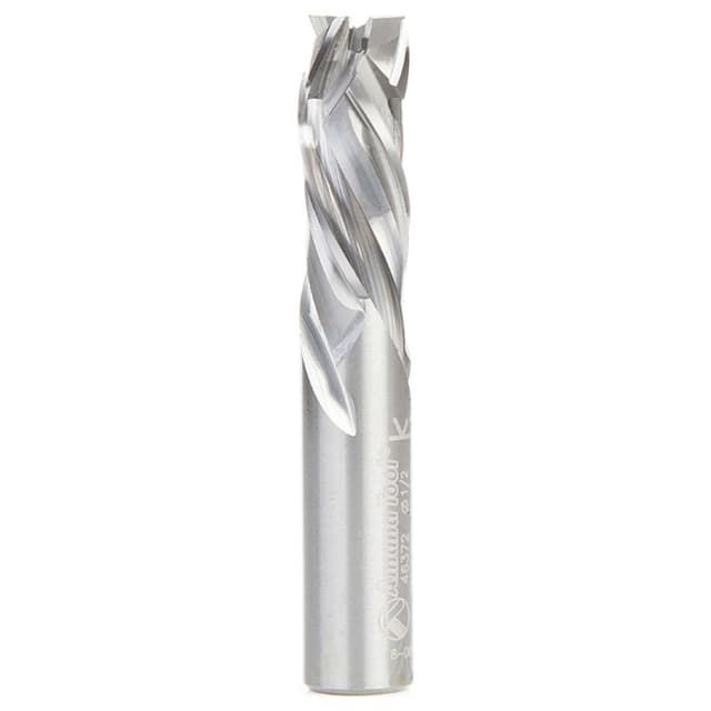 1/2" x 3" CNC Nesting Compression Spiral Router Bit, 3-Flute, 1/2" Shank