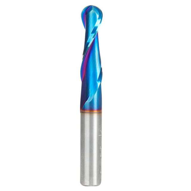 3/8" x 3" Spektra Up-Cut Ball Nose Spiral Router Bit, 2-Flute, 3/8" Shank