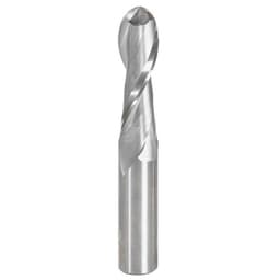 3/4" x 5" Up-Cut Ball Nose Spiral Router Bit, 2-Flute, 3/4" Shank