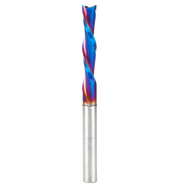 1/4" x 3" Spektra Down-Cut Spiral Plunge Bit, 2-Flute, 1/4" Shank