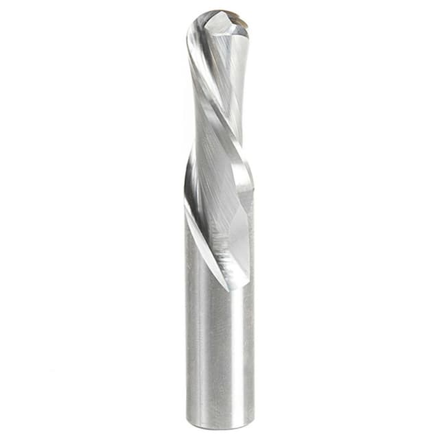 1/2" x 3" Down-Cut Ball Nose Spiral Router Bit, 2-Flute, 1/2" Shank