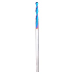 1/4" Dia x 1-1/2" Solid Carbide Spektra Extreme Tool Life Coated Up-Cut Ball Nose Spiral Router Bit, 1/4" Shank