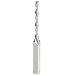 1/8" x 2-1/2" Foam Cutting Down-Cut Square End Spiral Router Bit, 2-Flute, 1/4" Shank