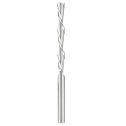 1/4" x 4" Foam Cutting Down-Cut Square End Spiral Router Bit, 2-Flute, 1/4" Shank