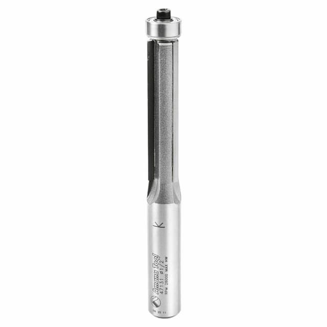 1/2" x 4-5/8" Extra-Long Flush Trim Bit, 3-Flute, 1/2" Shank