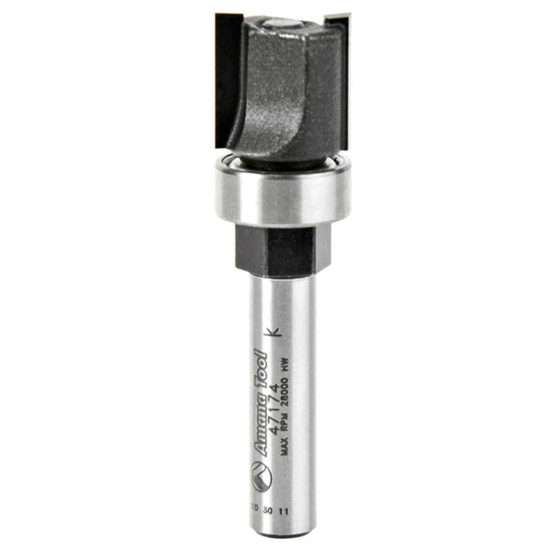 1/2" x 1-15/16" Template Cutter Assembly, 2-Flute, 1/4" Shank