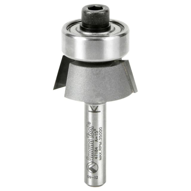 3/4" x 2" Dynabit Laminate Bevel Trim, 2-Flute, 1/4" Shank