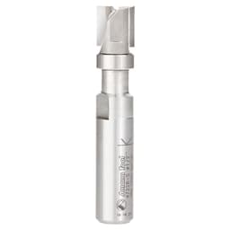 1/2" Dia x 1/2" Carbide Tipped Flush Trim Plunge Template, 1/2" Shank with Upper Ball Bearing Router Bit