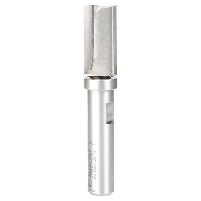 5/8" Dia x 1-1/4" Carbide Tipped Flush Trim Plunge Template, 1/2" Shank with Upper Ball Bearing Router Bit