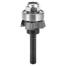 1" x 15° 4-Wings Bevel Trim Cutter Assembly, 1/4" Shank