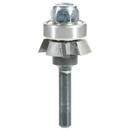 1-1/16" x 25° 4-Wings Single Bevel Trim Cutter Assembly, 1/4" Shank