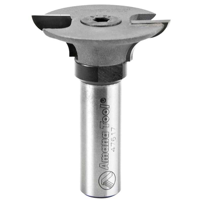 1-5/8" x 2" Cope Cutter with Stub Spindle, 2-Flute, 1/2" Shank