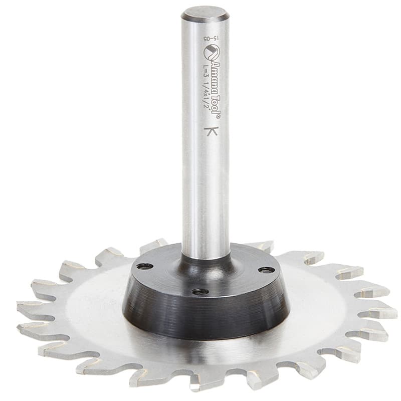 4" x 20 Teeth Flash Mounting Plastic Trim Saw Blade/Arbor System with 1/2" Shank