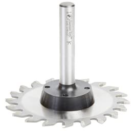 4" x 20 Teeth Flash Mounting Plastic Trim Saw Blade/Arbor System with 1/2" Shank