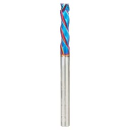 6mm Dia x 25mm CNC Solid Carbide Spektra Extreme Tool Life Coated Mortise Compression Spiral Bit, 2 Flute, 6mm Shank