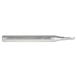1.5mm x 30mm Up-Cut 'O' Aluminum Cutting CNC Spiral Router Bit, 1-Flute, 3mm Shank