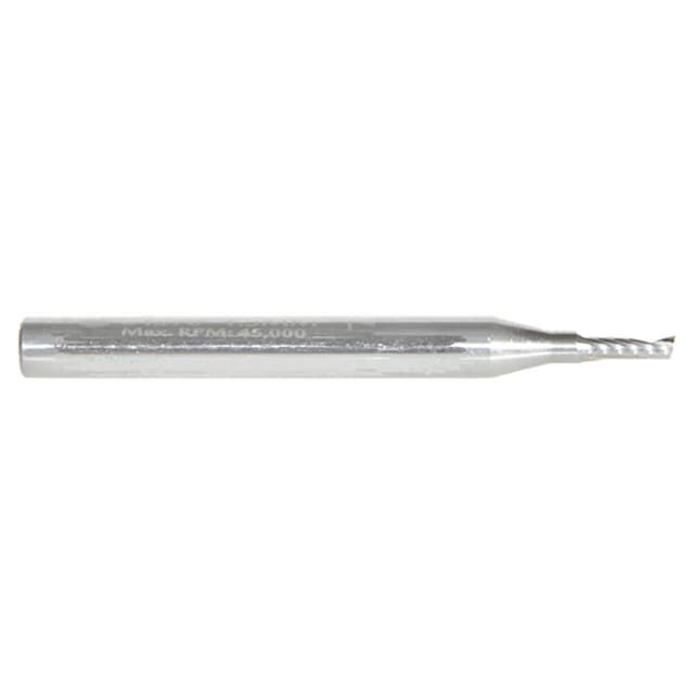 1.5mm x 30mm Up-Cut 'O' Aluminum Cutting CNC Spiral Router Bit, 1-Flute, 3mm Shank