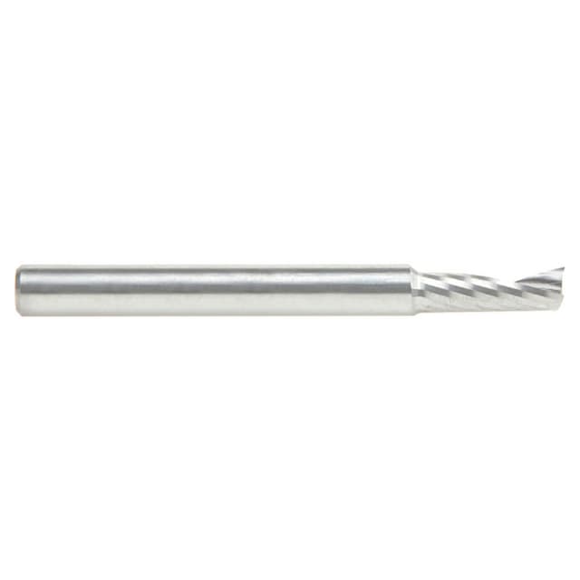 3mm x 30mm Up-Cut 'O' Aluminum Cutting CNC Spiral Router Bit, 1-Flute, 3mm Shank