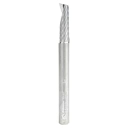3/16" x 2" x 5/8" Up-Cut 'O' Aluminum Cutting CNC Spiral Router Bit, 1-Flute, 3/16" Shank