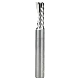 3/8" x 3" x 5/8" Up-Cut 'O' Aluminum Cutting CNC Spiral Router Bit, 1-Flute, 3/8" Shank