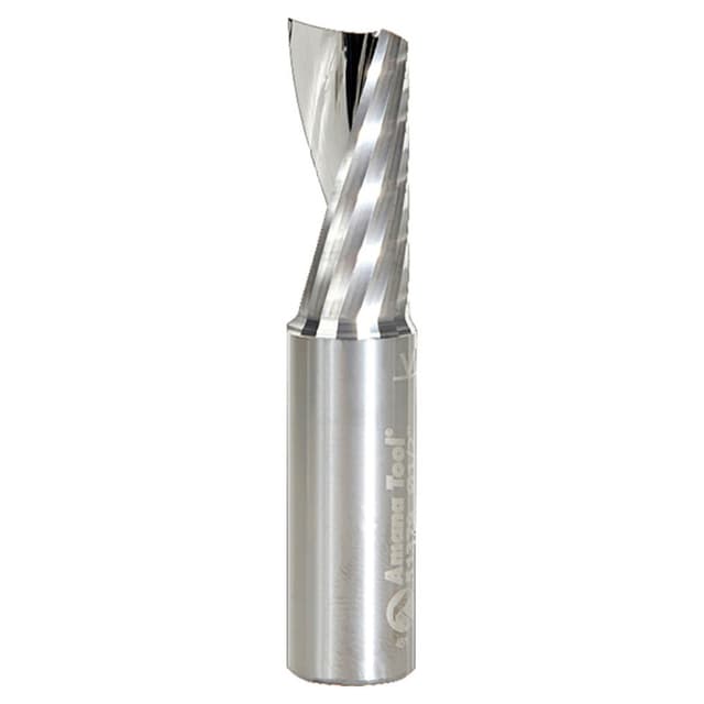 1/2" x 2-1/2" Up-Cut 'O' Aluminum Cutting CNC Spiral Router Bit, 1-Flute, 1/2" Shank