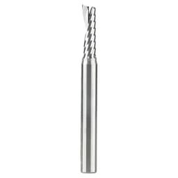7/32" x 2-1/2" Up-Cut 'O' Plastic Cutting CNC Spiral Router Bit, 1-Flute, 1/4" Shank