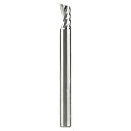3/16" x 2" x 3/8" Up-Cut 'O' Plastic Cutting CNC Spiral Router Bit, 1-Flute, 3/16" Shank
