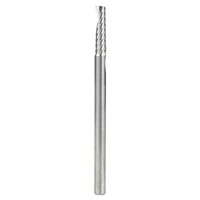 1/8" x 2" Up-Cut 'O' Aluminum Cutting CNC Spiral Router Bit, 1-Flute, 1/8" Shank