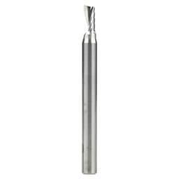 5/32" x 2" Up-Cut 'O' Aluminum Cutting CNC Spiral Router Bit, 1-Flute, 3/16" Shank