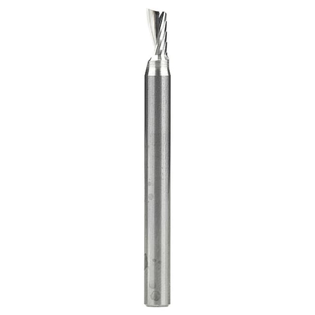 5/32" x 2" Up-Cut 'O' Aluminum Cutting CNC Spiral Router Bit, 1-Flute, 3/16" Shank