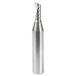 5/16" x 3" Up-Cut 'O' Aluminum Cutting CNC Spiral Router Bit, 1-Flute, 1/2" Shank