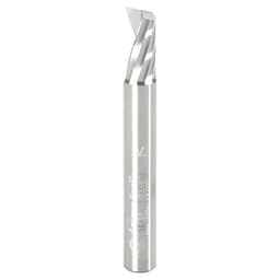 3/8" x 3" x 3/4" Up-Cut 'O' Aluminum Cutting CNC Spiral Router Bit, 1-Flute, 3/8" Shank