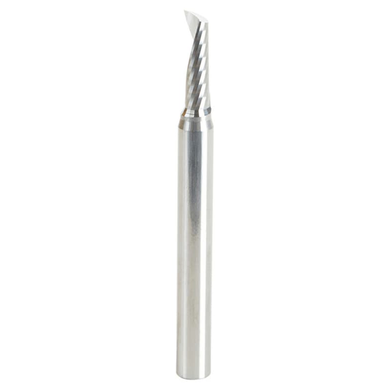 5mm x 63mm Up-Cut 'O' Aluminum Cutting CNC Spiral Router Bit, 1-Flute, 6mm Shank