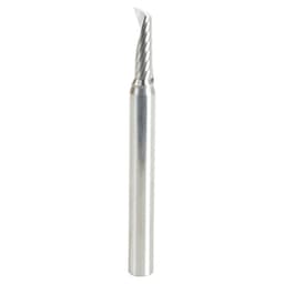5mm x 63mm Up-Cut 'O' Aluminum Cutting CNC Spiral Router Bit, 1-Flute, 6mm Shank
