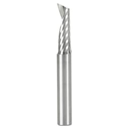 8mm x 64mm Up-Cut 'O' Aluminum Cutting CNC Spiral Router Bit, 1-Flute, 8mm Shank