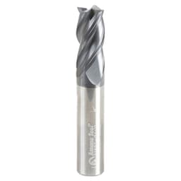 1/2" Dia x 1" CNC Variable Helix Spiral Router Bit, Square Bottom, 1/2" Shank Solid Carbide AlTiN Coated End Mill